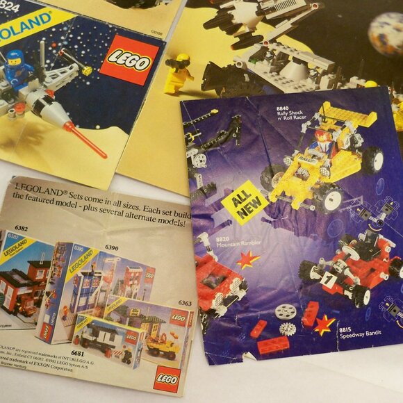 Vintage LEGOLAND 6950, 6901, 6870, 889, 6824 *Assembly & Other Booklets - Picture 3 of 4